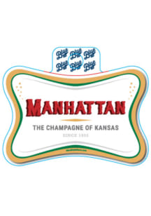 Manhattan Manhattan Champagne Stickers - White