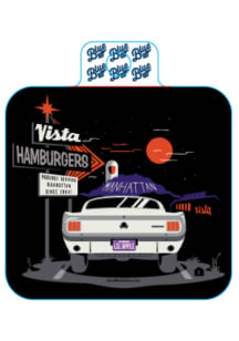 Vista Hamburgers Vista Hamburgers Car Stickers - Black