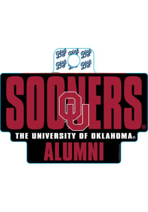 Oklahoma Sooners Alumni Stickers - Red