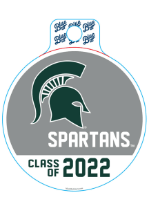 Michigan State Spartans Class of 2022 Stickers - Green