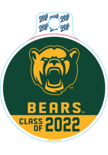 Baylor Bears Class of 2022 Stickers - Green