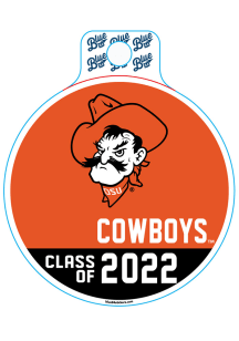 Oklahoma State Cowboys Class of 2022 Stickers - Orange