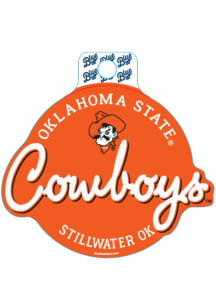 Oklahoma State Cowboys Circle Banner Stickers - Orange