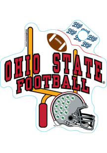 Ohio State Buckeyes Football Stickers - Red