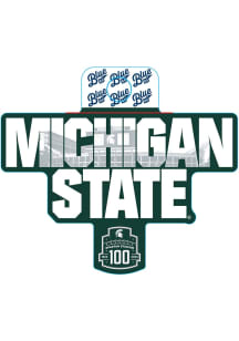 Michigan State Spartans Stadium 100th Anniversary Logo Stickers - Green