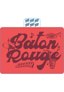 Baton Rouge Jazz Stickers - White