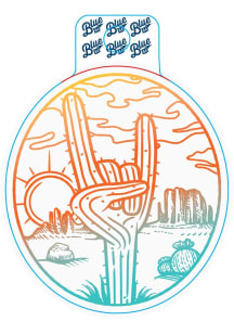 Cactus Cactus Stickers - White