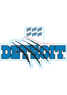 Detroit Claw Marks Stickers - White