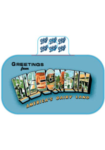 Wisconsin Greetings Stickers - White