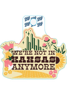 Wizard of Oz Not In Kansas Stickers - Yellow