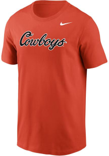 Nike Oklahoma State Cowboys Orange DriFIT Legend Logo Short Sleeve T Shirt