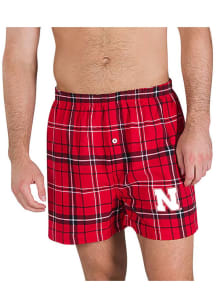 Concepts Sport Nebraska Cornhuskers Mens Red Ultimate Boxer Shorts