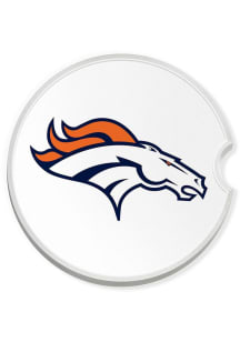 Denver Broncos Team Logo Car Coaster - White