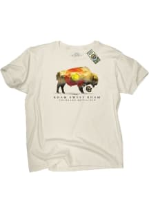 Colorado Buffaloes Natural Wooded Recycled Short Sleeve T Shirt