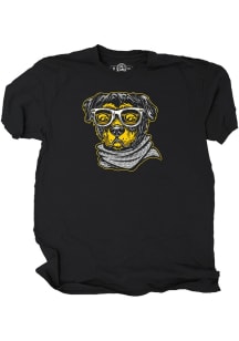 Iowa Hawkeyes Black Hound Washed Short Sleeve T Shirt