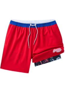Chubbies Buffalo Bills Mens Red Classic 5.5in Lined Swim Trunks