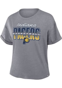 Indiana Pacers Womens Ash Hometown Short Sleeve T-Shirt