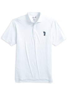 Johnnie O North Carolina Tar Heels Mens Light Blue Slade Vault Short Sleeve Fashion Polo