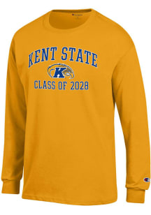 Champion Kent State Golden Flashes Gold Primary Class of 2028 Jersey Long Sleeve T Shirt