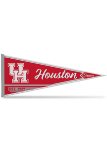 Houston Cougars Line Est. 12x30 Pennant - Red