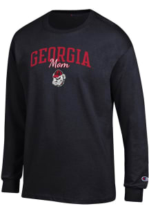 Champion Georgia Bulldogs Black Mom Script Jersey Long Sleeve T Shirt