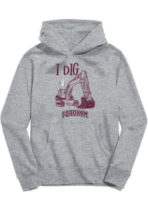 Vive La Fete Fordham Rams Youth Grey Excavator Long Sleeve Hoodie