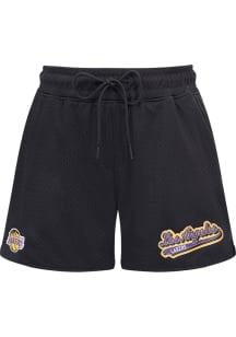 Pro Standard Los Angeles Lakers Womens Black Script Tail Mesh Shorts