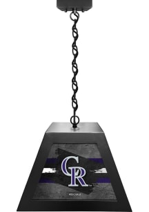 Colorado Rockies Pendant Black Billiard Lamp