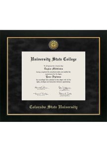 Colorado State Rams Medallion Manchester Diploma Frame - Black