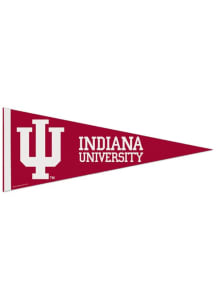 Indiana Hoosiers 12x30 Premium Pennant - Red