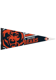 Chicago Bears 12x30 Logo Premium Pennant - Orange