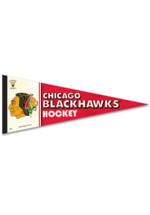 Chicago Blackhawks 12x30 Vintage Premium Pennant - Red