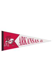 Arkansas Razorbacks 12x30 Vault Premium Pennant - Cardinal