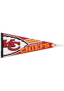 Kansas City Chiefs 12x30 Logo Premium Pennant - Red