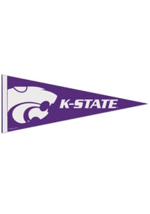K-State Wildcats 12x30 Logo Premium Pennant - Purple