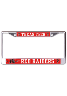 Texas Tech Red Raiders Metallic Printed License Plate Frame - Red