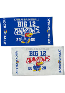 Kansas Jayhawks 2019-2020 Big 12 Regular Season Champions On Court Rally Towel