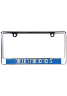 Dallas Mavericks Metallic Printed License Plate Frame - Blue