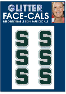 Michigan State Spartans 6pk Glitter Style Tattoo