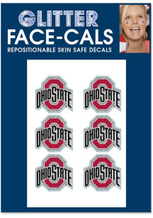 Ohio State Buckeyes 6pk Glitter Tattoo