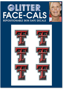 Texas Tech Red Raiders 6pk Glitter Tattoo