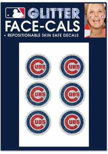 Chicago Cubs 6pk Glitter Tattoo