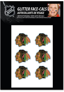 Chicago Blackhawks 6pk Glitter Tattoo