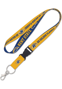 Kent State Golden Flashes Team Color Detachable Lanyard - Blue