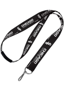 Chicago White Sox Black Lanyard - Black