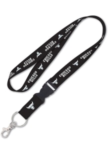 Chicago Bulls Black Lanyard - Black