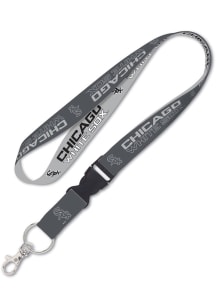 Chicago White Sox Charcoal Lanyard - Charcoal