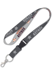 Houston Astros Charcoal Lanyard - Charcoal