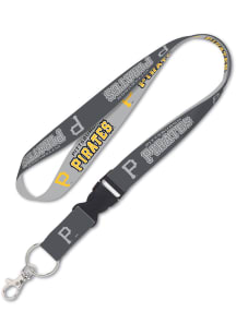 Pittsburgh Pirates Charcoal Lanyard - Charcoal