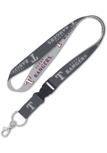 Texas Rangers Charcoal Lanyard - Charcoal
